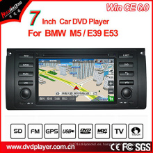 Windows Ce reproductor de DVD de coche para BMW 5 Series GPS Tracker con navegación GPS Hualingan